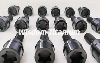 black titanium lug bolts